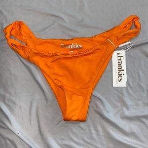 NWT FRANKIES bikini orange bottom
